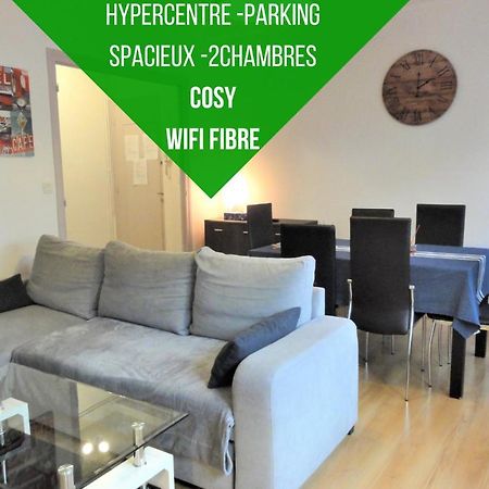Le Voltaire -2 Chambres- 70M2- Hypercentre-Parking-Wifi Fibre- Nouvelle Literie Tarbes Luaran gambar