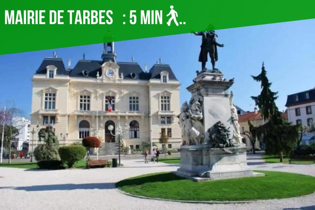Le Voltaire -2 Chambres- 70M2- Hypercentre-Parking-Wifi Fibre- Nouvelle Literie Tarbes Luaran gambar