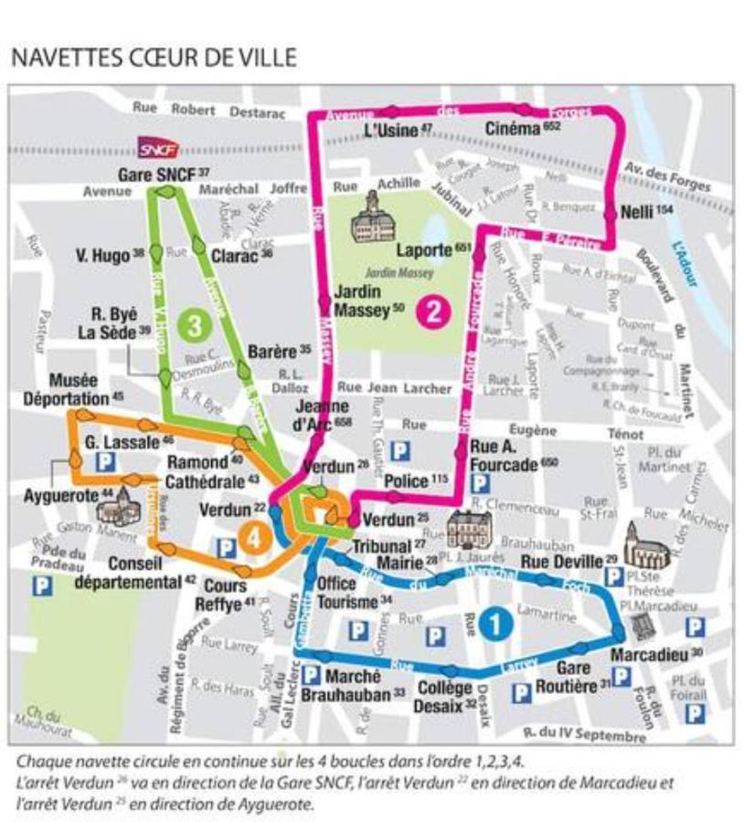 Le Voltaire -2 Chambres- 70M2- Hypercentre-Parking-Wifi Fibre- Nouvelle Literie Tarbes Luaran gambar